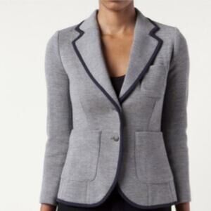 Rag & Bone Bromley Gray Merino Wool Blazer Size Small